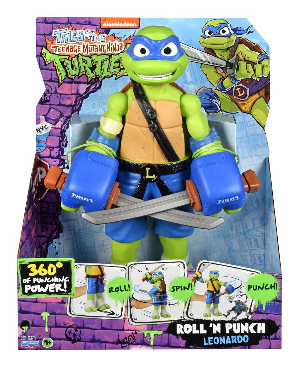 Teenage Mutant Ninja Turtles Tales Giant Roll ’N Punch Leonardo Figure