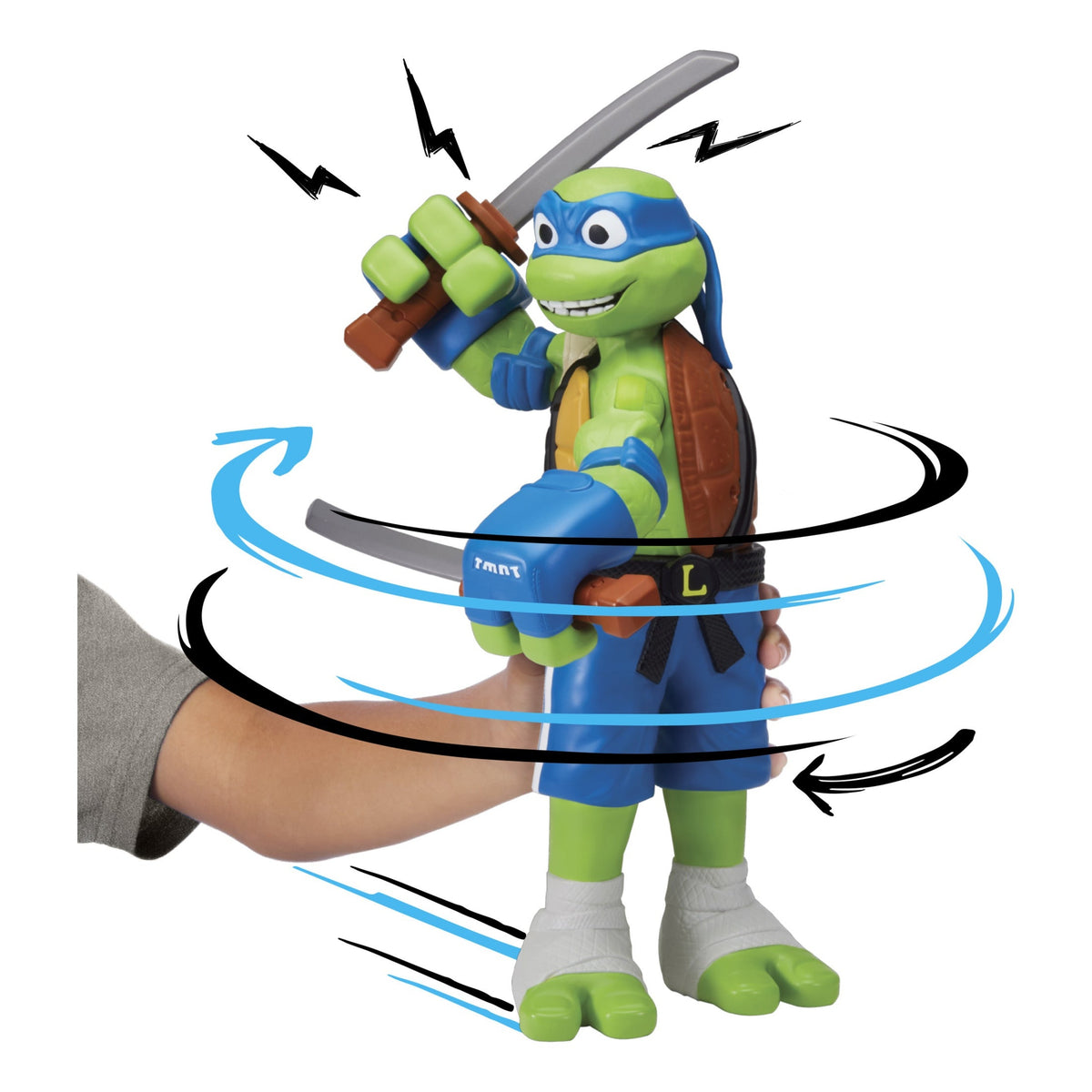 Teenage Mutant Ninja Turtles Tales Giant Roll ’N Punch Leonardo Figure