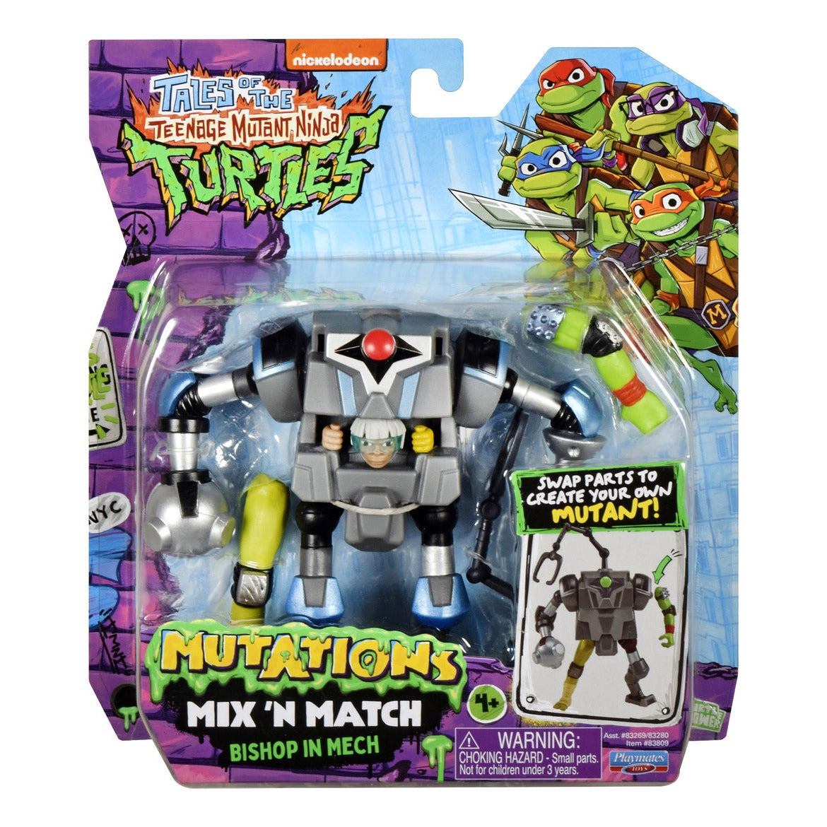Tales of the Teenage Mutant Ninja Turtles Mix 'N Match Splinter Action Figure