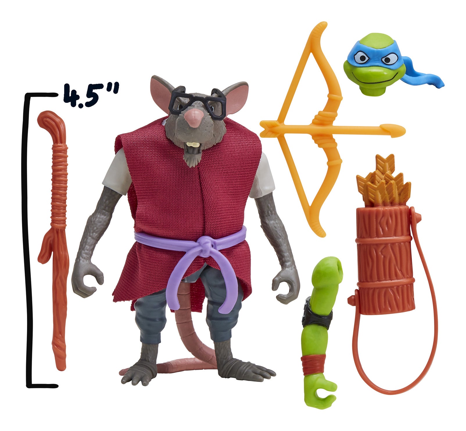 Tales of the Teenage Mutant Ninja Turtles Mix 'N Match Splinter Action Figure