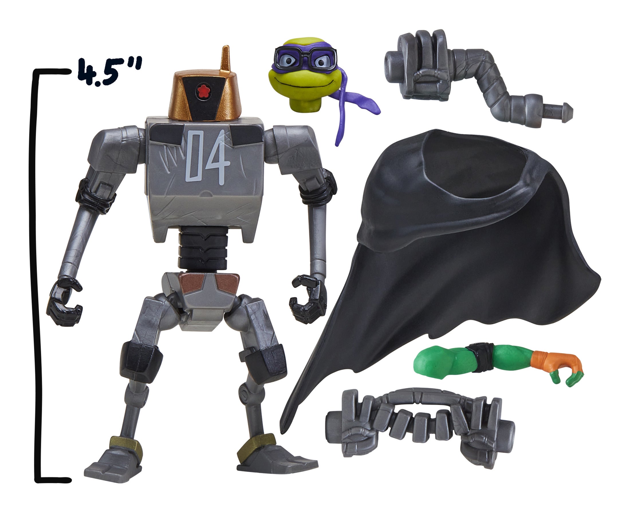Tales of the Teenage Mutant Ninja Turtles Mix 'N Match Splinter Action Figure