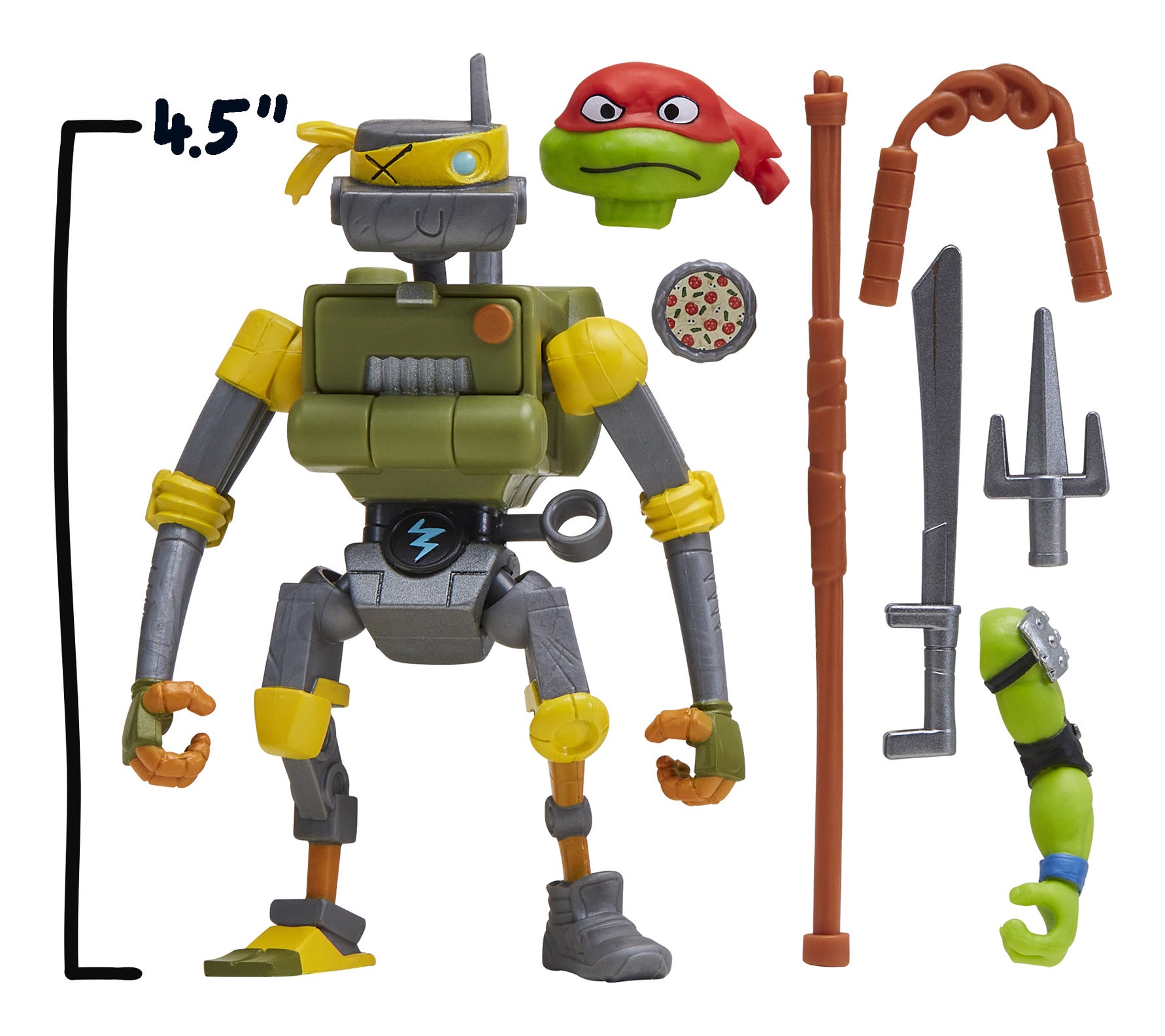 Tales of the Teenage Mutant Ninja Turtles Mix 'N Match Splinter Action Figure