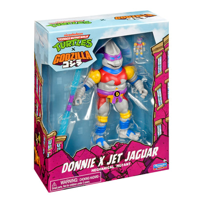 Playmates TMNT x Godzilla Donatello x Jet Jaguar 6-Inch Action Figure