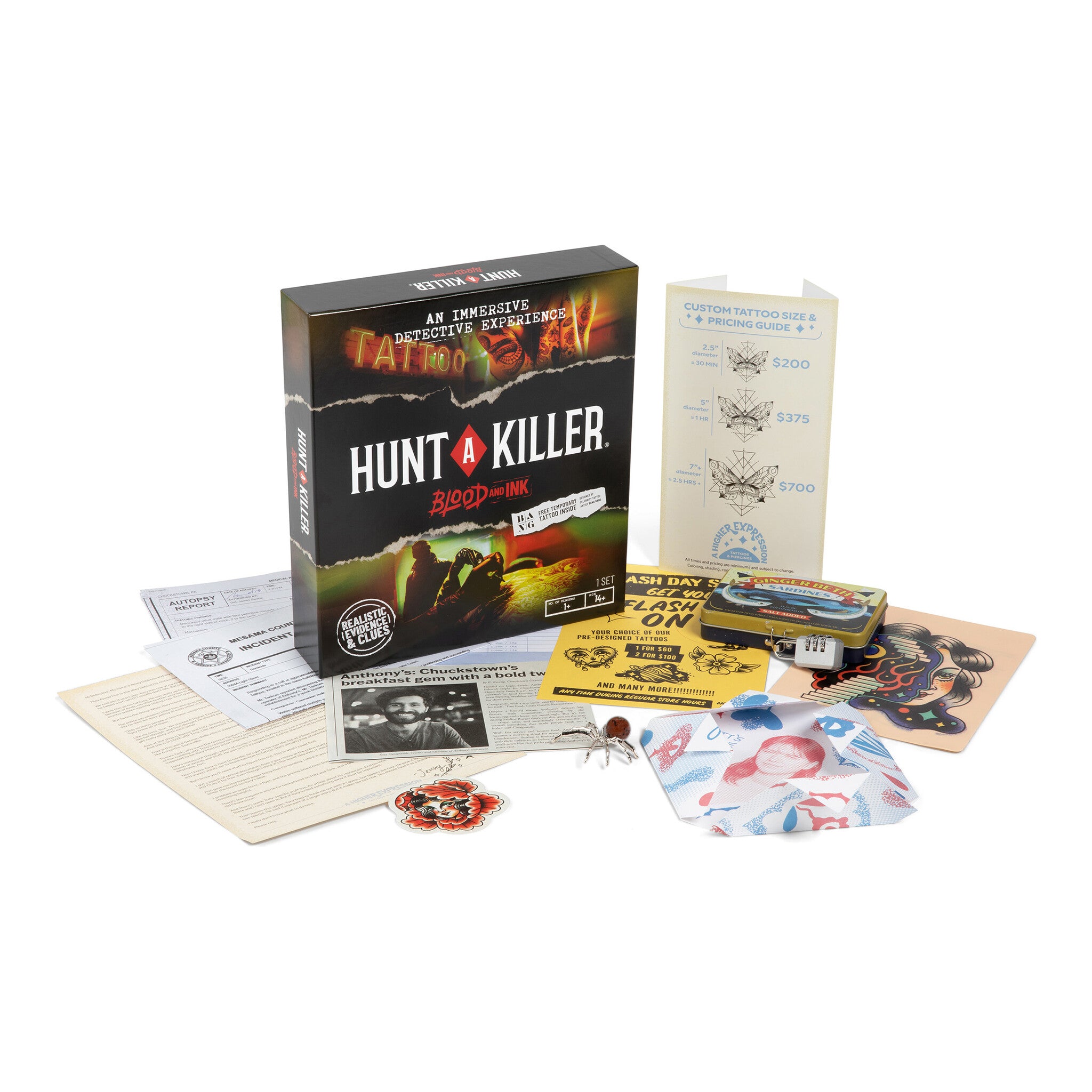 Hunt A Killer Blood & Ink Murder Mystery Game