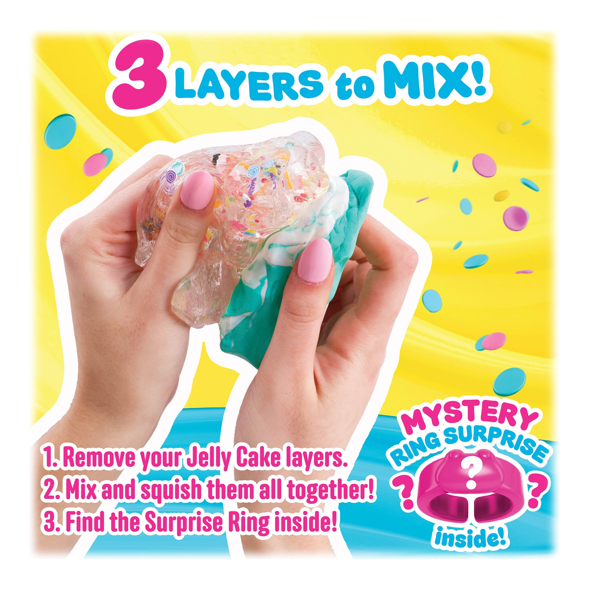 Jelly Cakes Bestie Party Pack Chillin’ With Rachel Sensory Slime Toy
