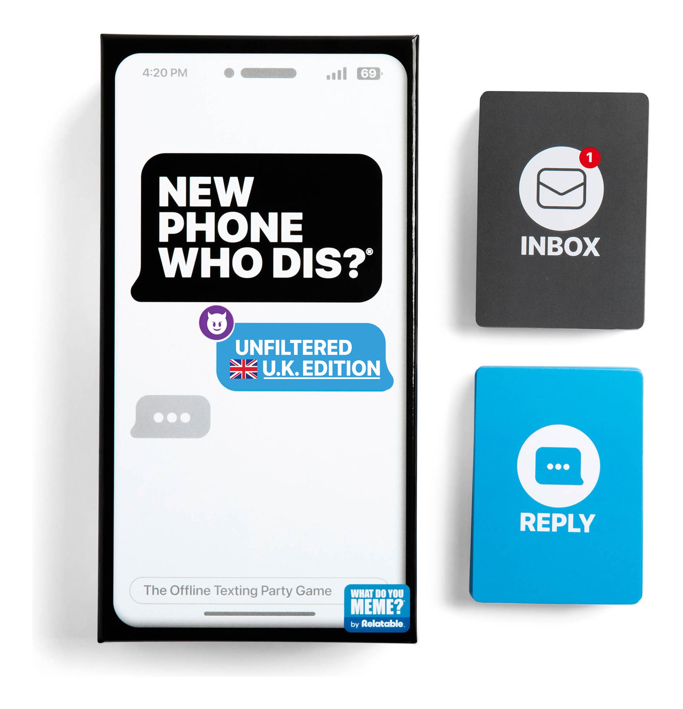 What Do You Meme? New Phone, Who Dis? UK Edition Adult Party Card Game