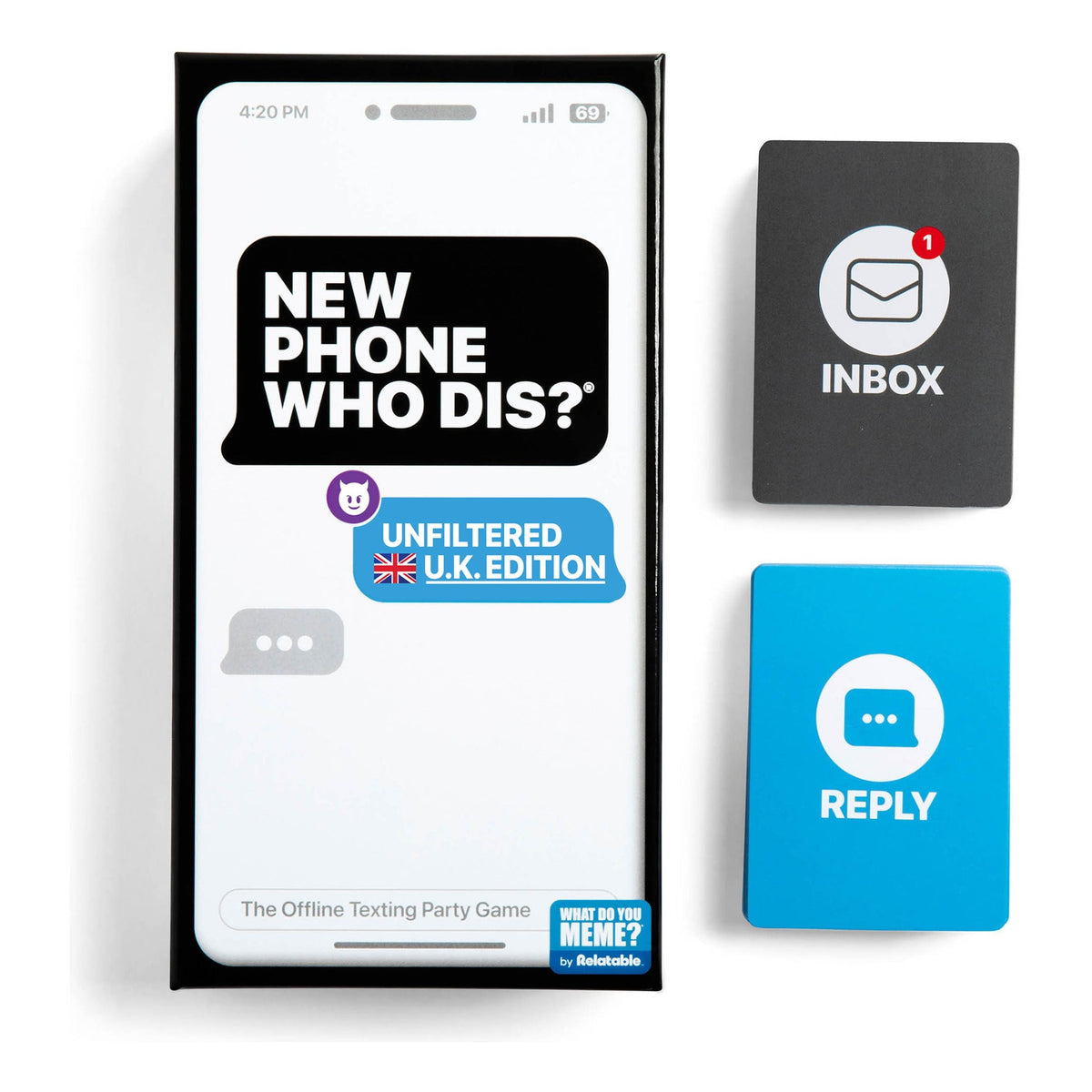 What Do You Meme? New Phone, Who Dis? UK Edition Adult Party Card Game