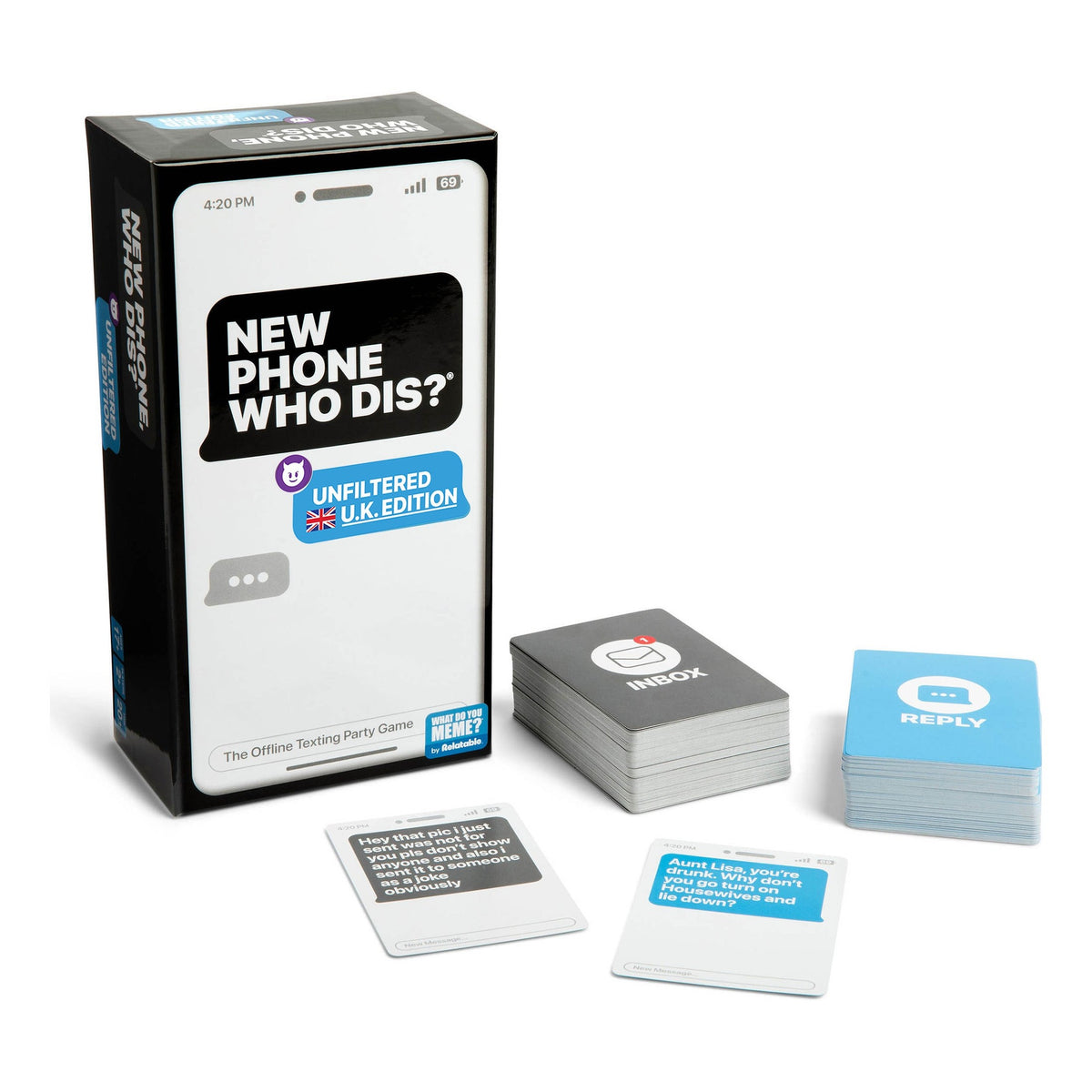 What Do You Meme? New Phone, Who Dis? UK Edition Adult Party Card Game