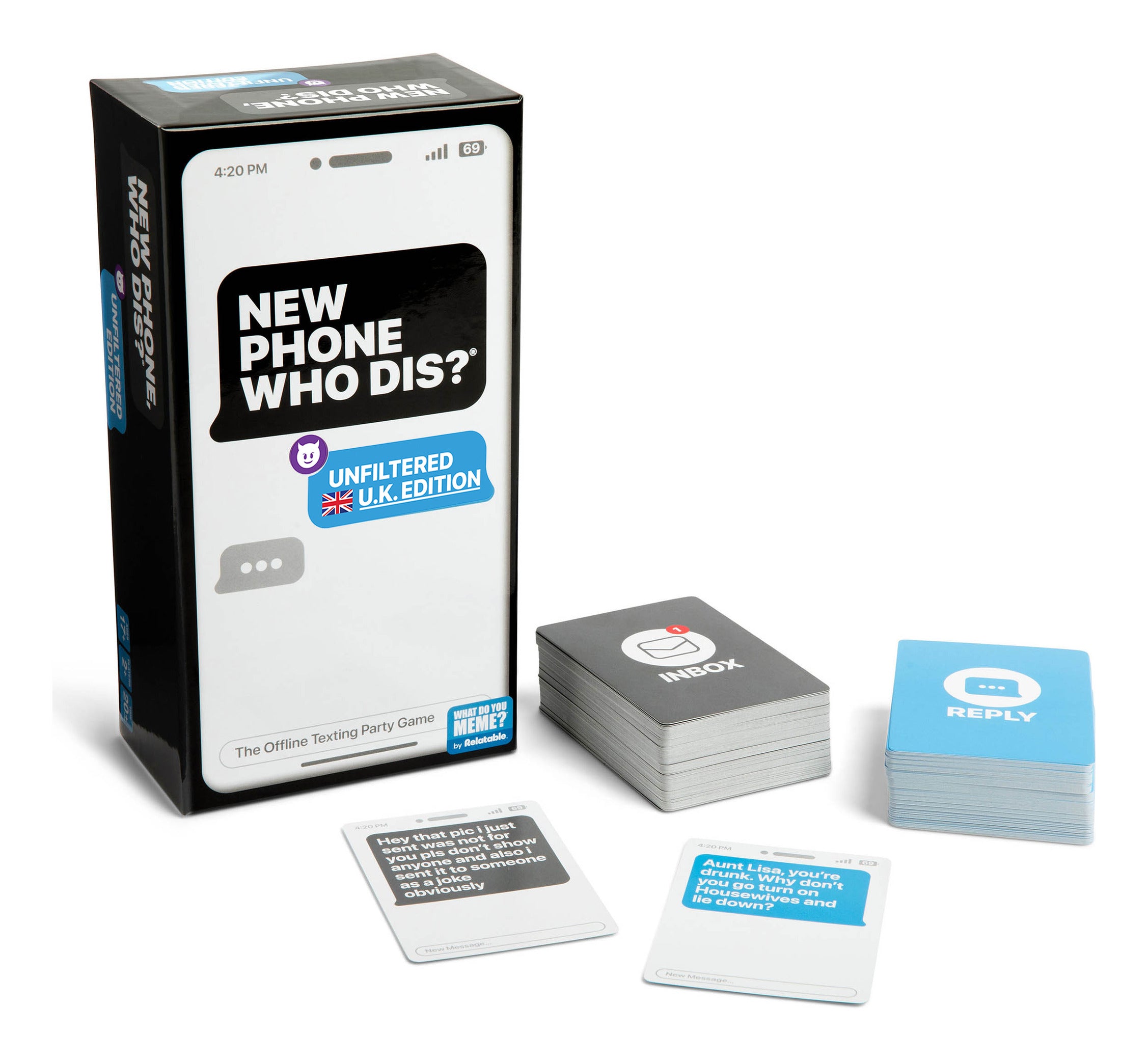 What Do You Meme? New Phone, Who Dis? UK Edition Adult Party Card Game