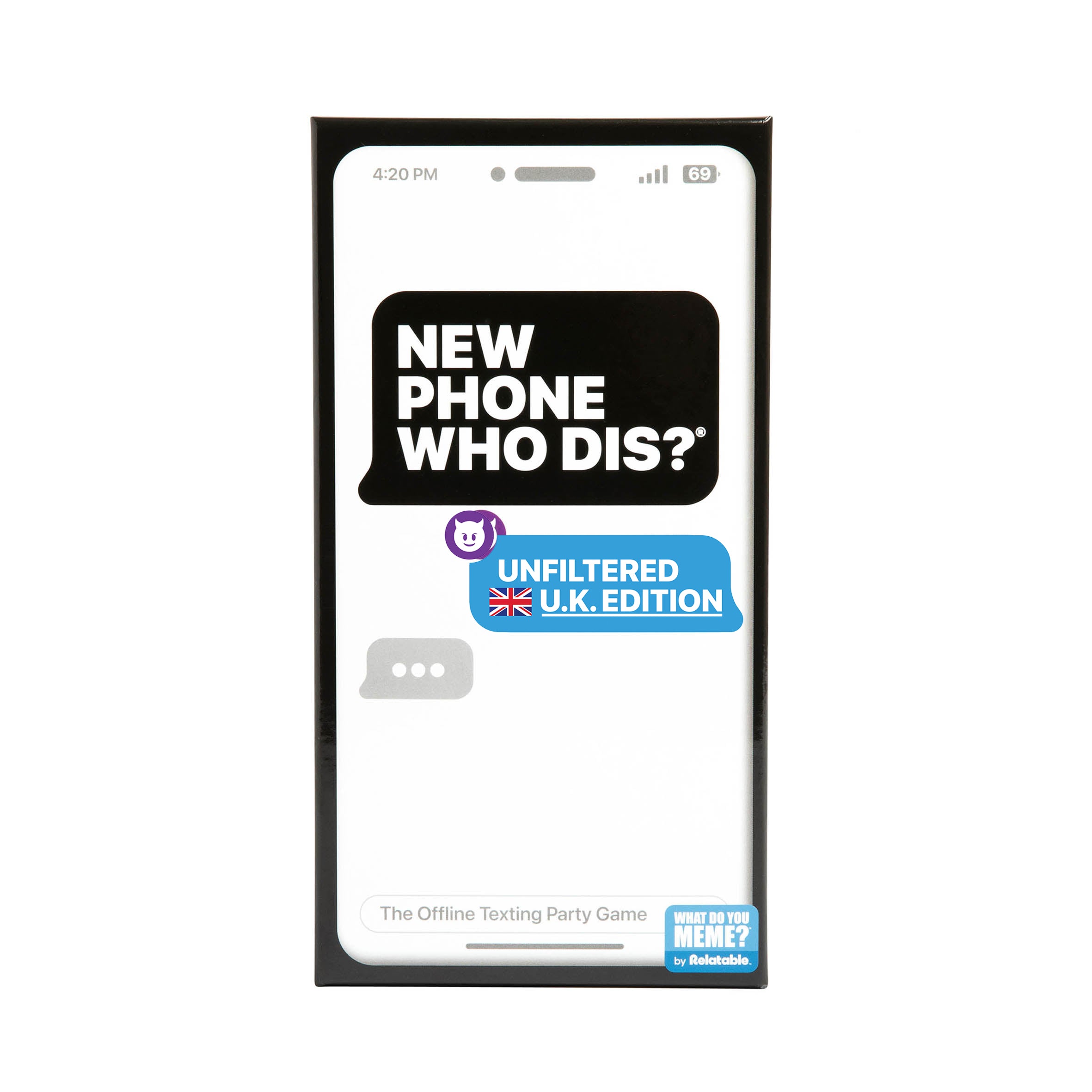 What Do You Meme? New Phone, Who Dis? UK Edition Adult Party Card Game