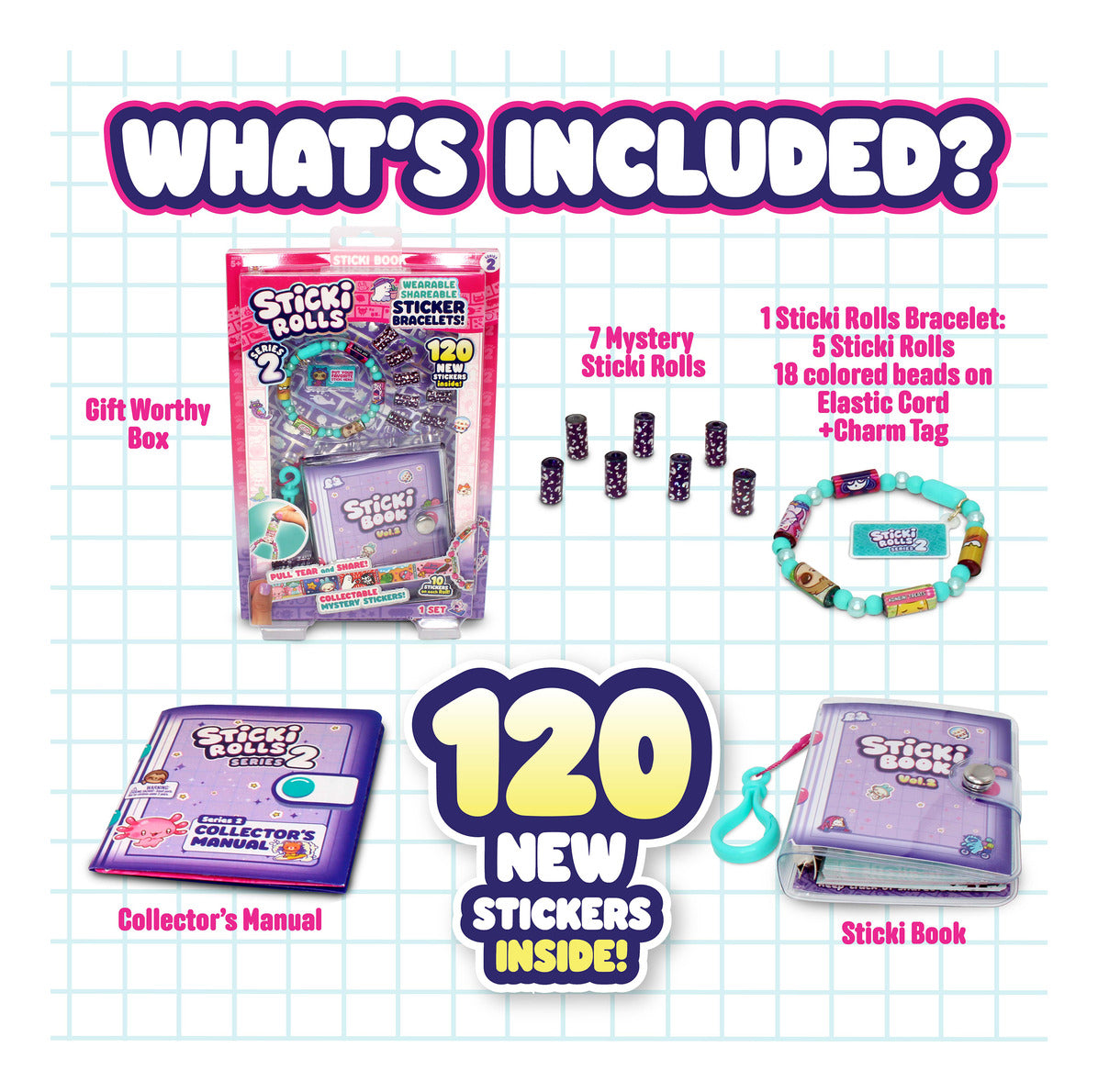 ** Sticki Rolls Sticki Book Pack S2