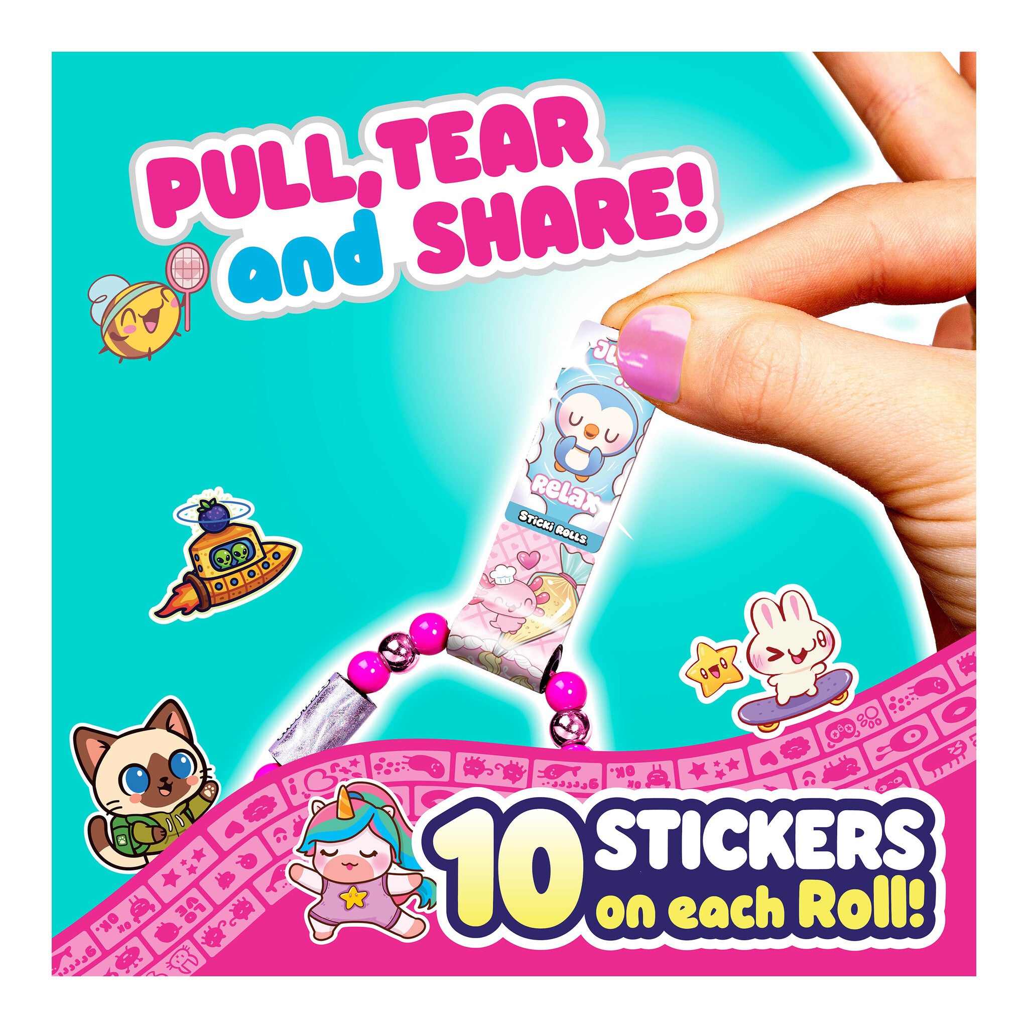 Sticki Rolls Sticki Book Series 3 Sticker Craft Set