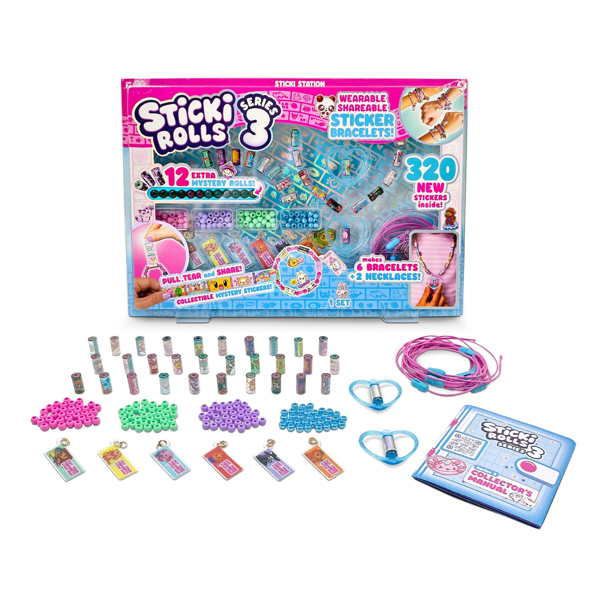 Sticki Rolls Sticki Station Series 3 Wearable Sticker Jewellery Kit