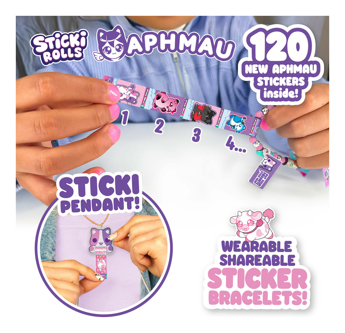 ** Sticki Rolls Aphmau Pendant Pack