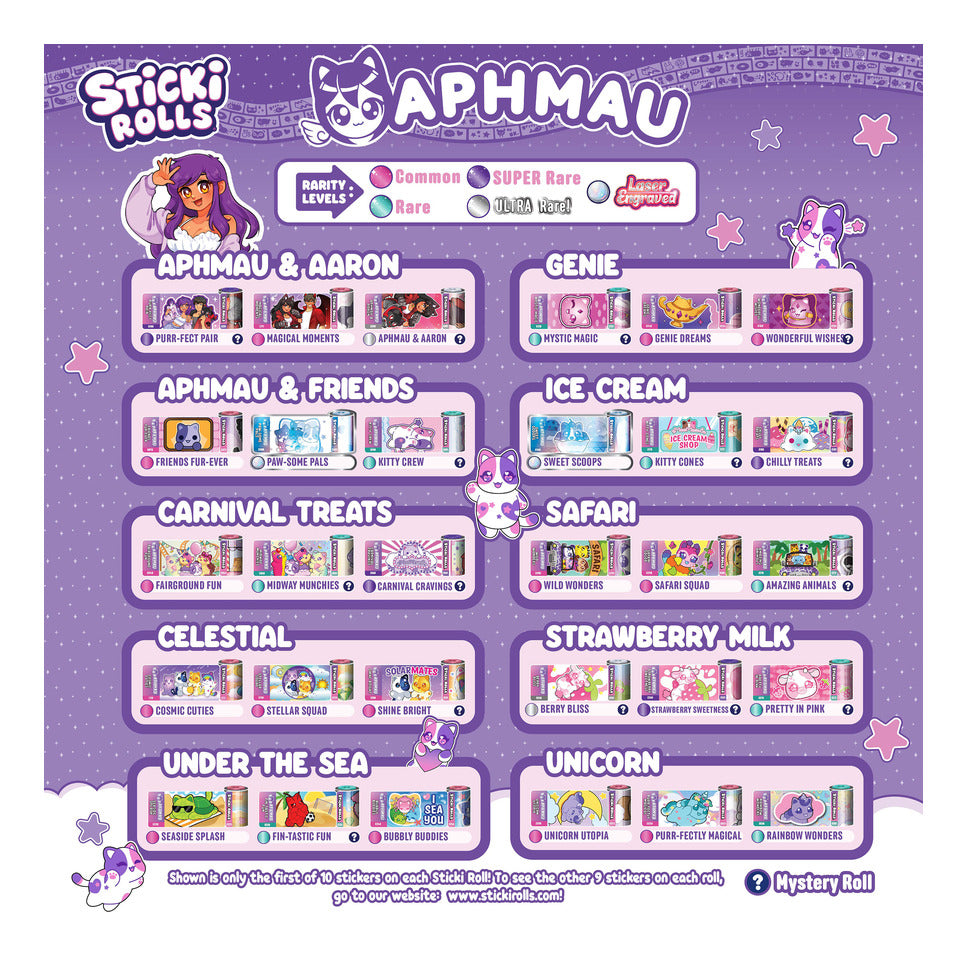 ** Sticki Rolls Aphmau Pendant Pack