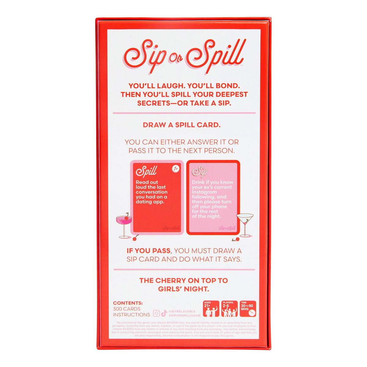 What Do You Meme? Sip or Spill Girls’ Night Party Card Game
