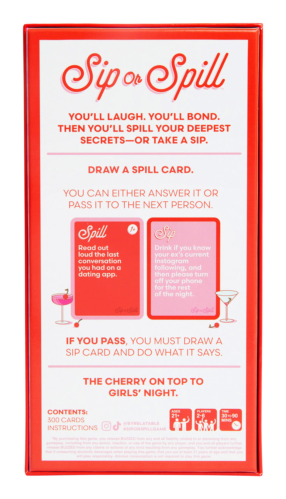 What Do You Meme? Sip or Spill Girls’ Night Party Card Game