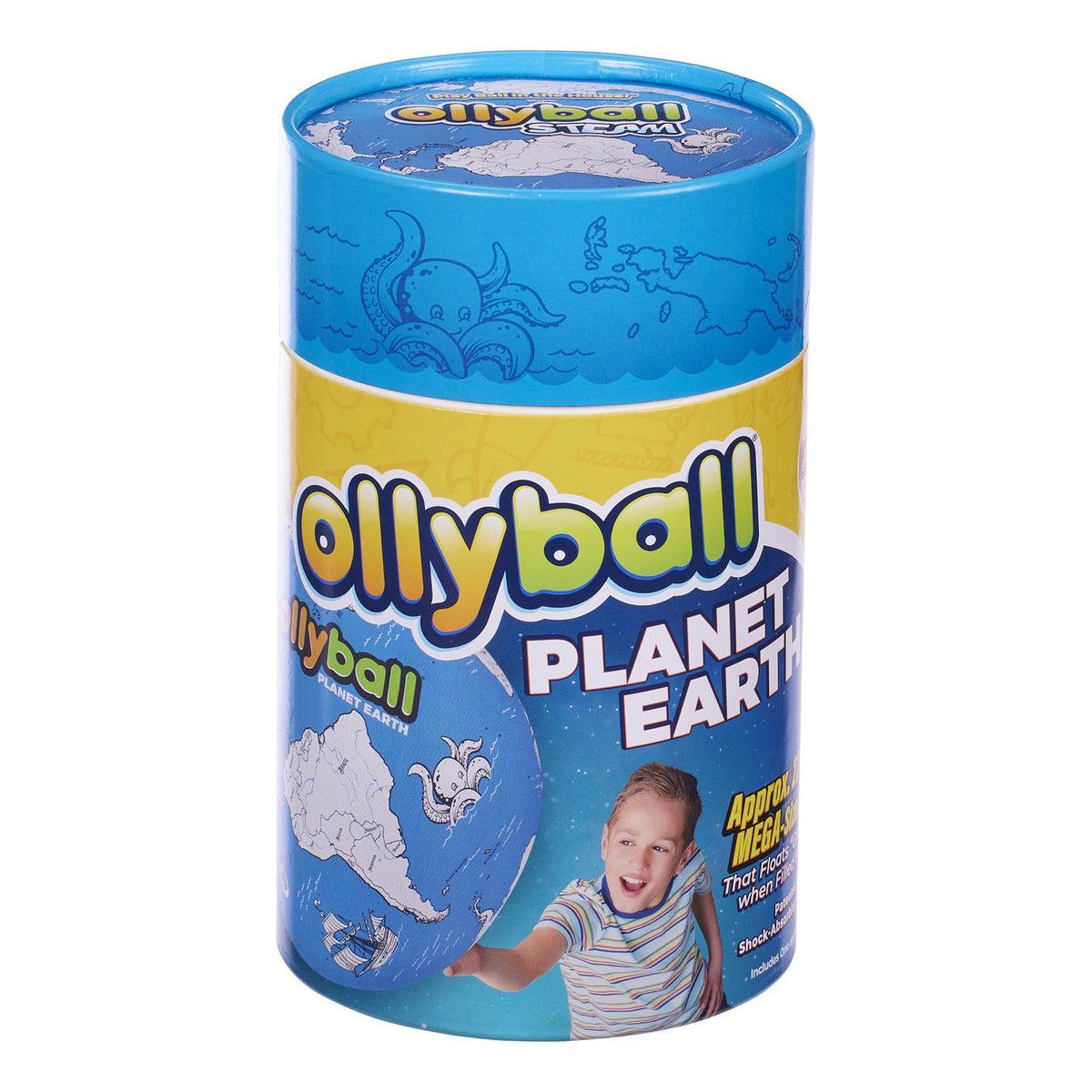 Ollyball Planet Earth 22-Inch Mega STEAM Inflatable Globe