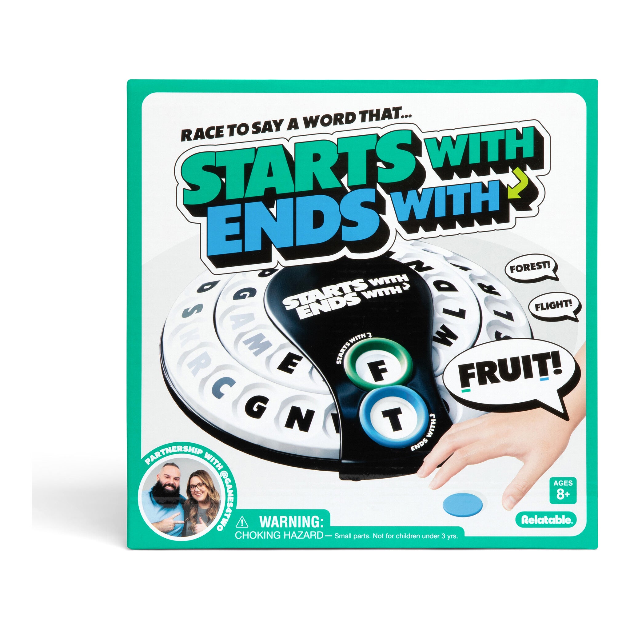 Relatable Starts With Ends With Word Game