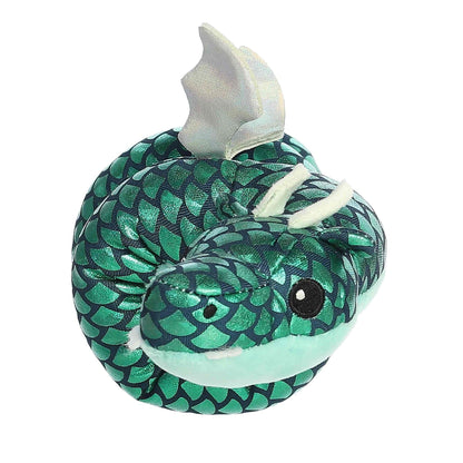 Aurora Wrist Wranglers Viridian Dragon Plush 8in