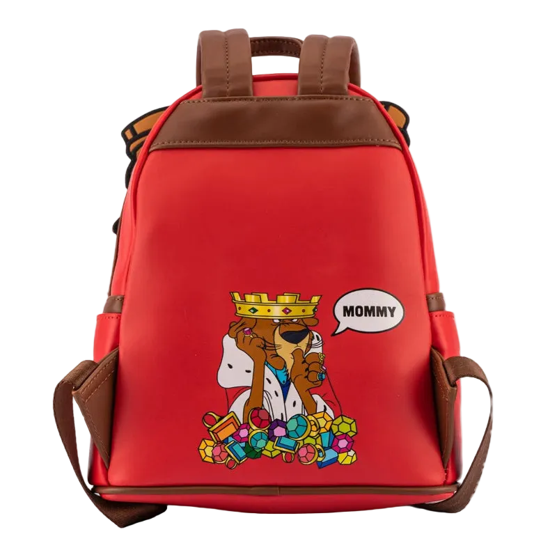 Loungefly Disney Robin Hood Prince John Cosplay Mini Backpack