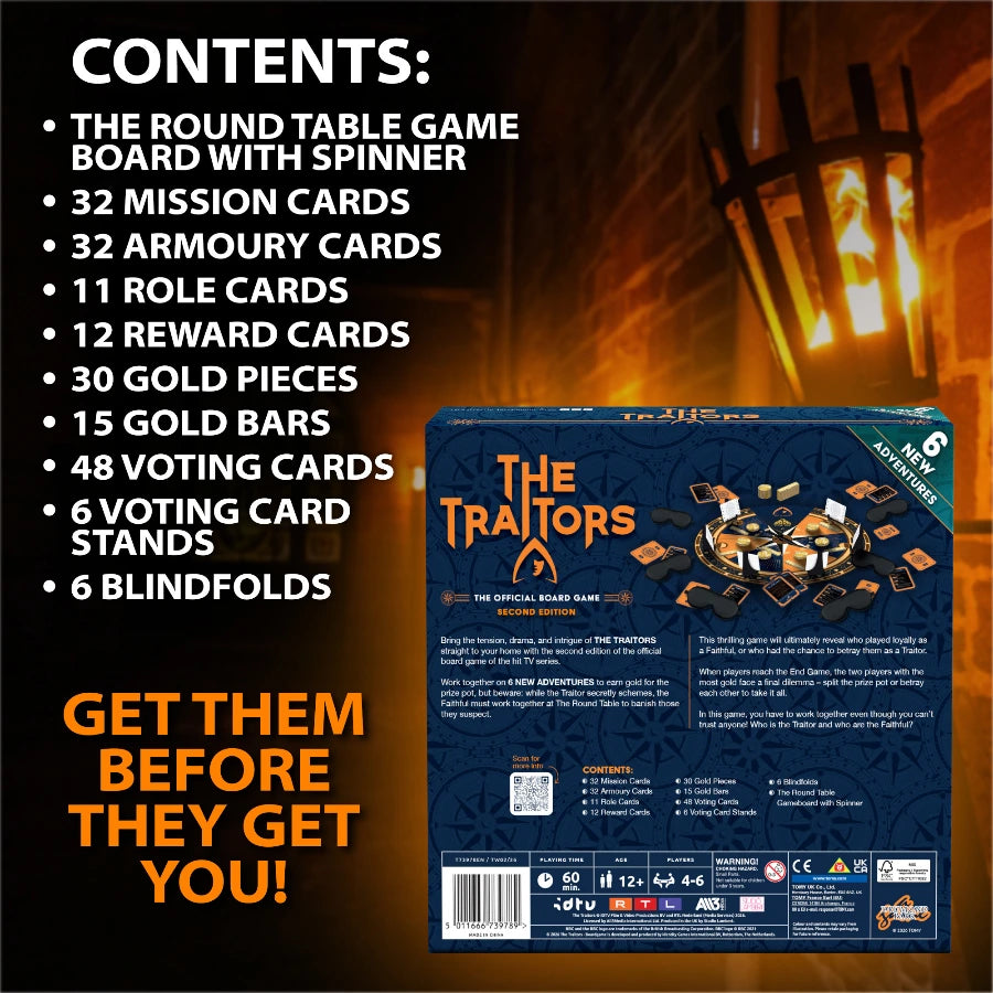 The Traitors Board Game Second Edition