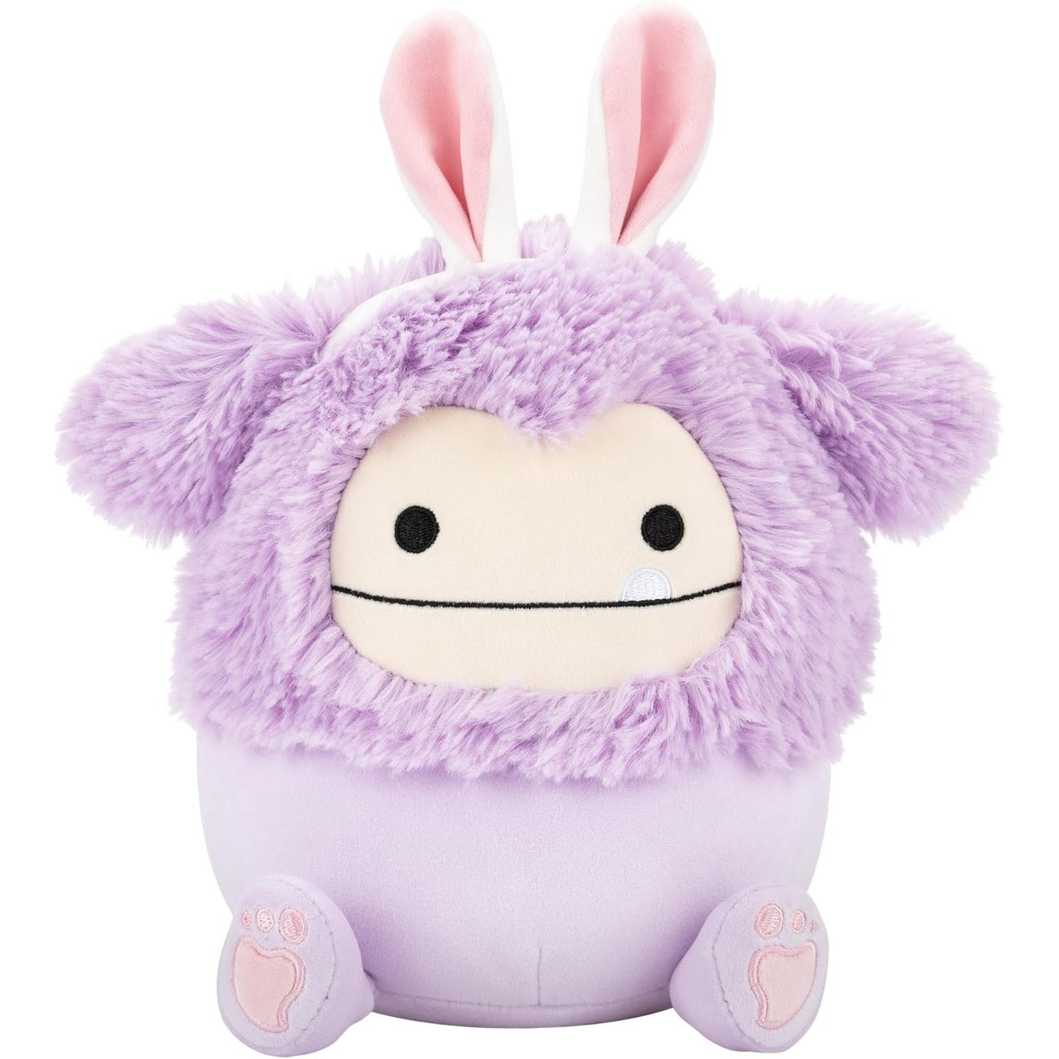 Squishmallow 7.5 Inch Easter 2025 - Dilka - Lavender Bigfoot With Bunny Ears