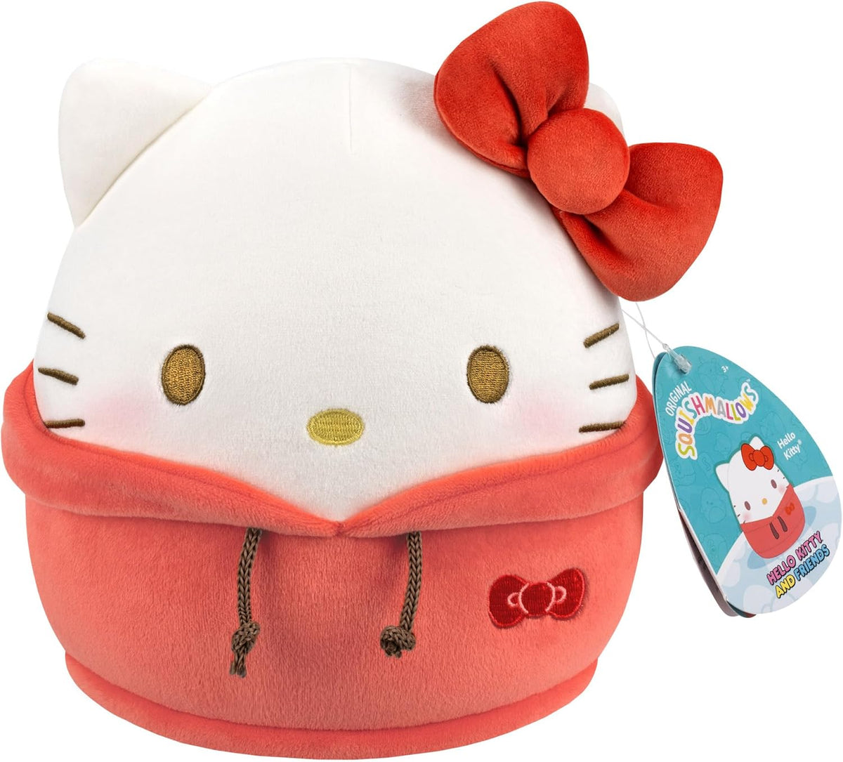 Squishmallows Hello Kitty Dabodabo Hoodie Plush 8in