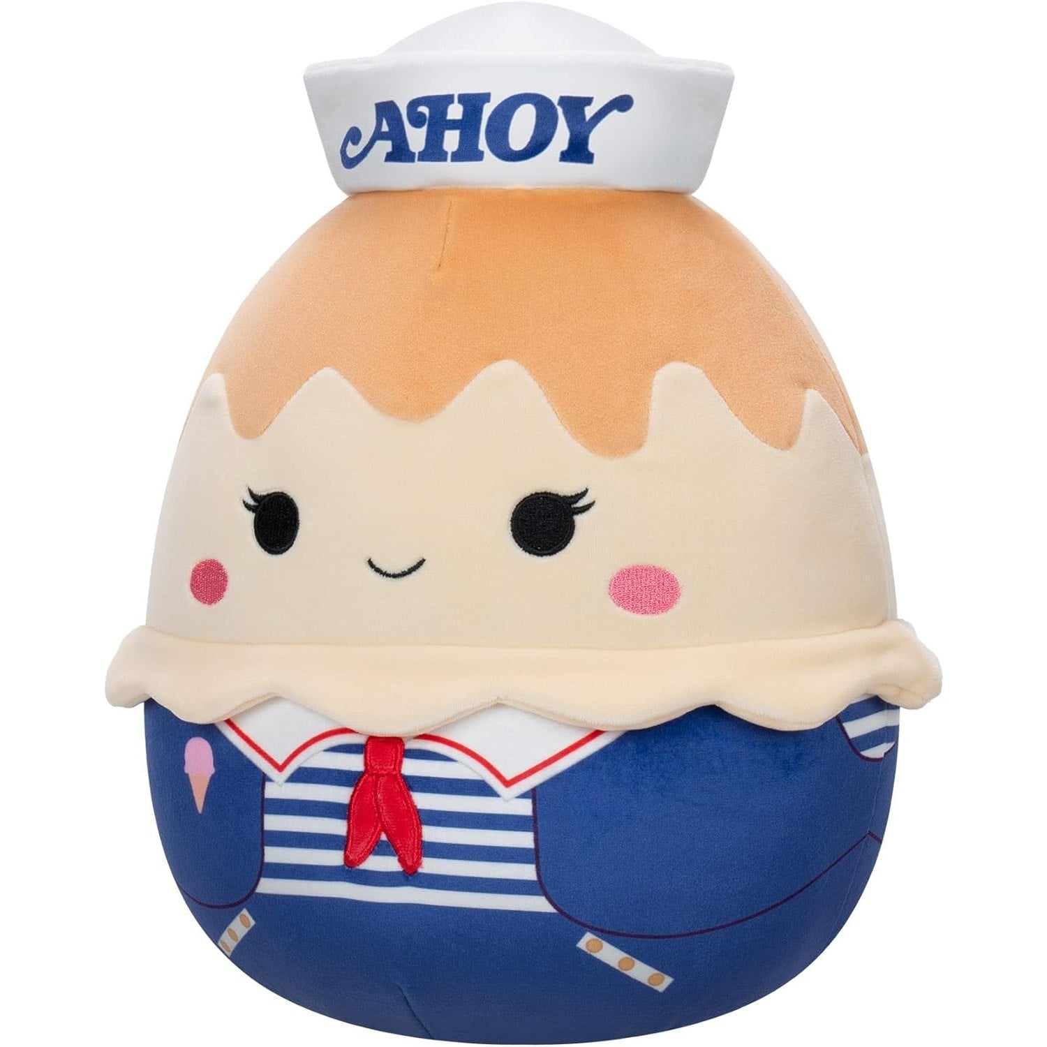 Squishmallow Kellytoy Plush 8" Stranger Things - Ice Cream Ahoy Butterscotch