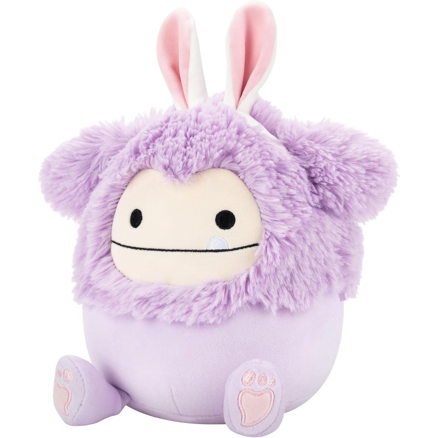 Squishmallow 7.5 Inch Easter 2025 - Dilka - Lavender Bigfoot With Bunny Ears