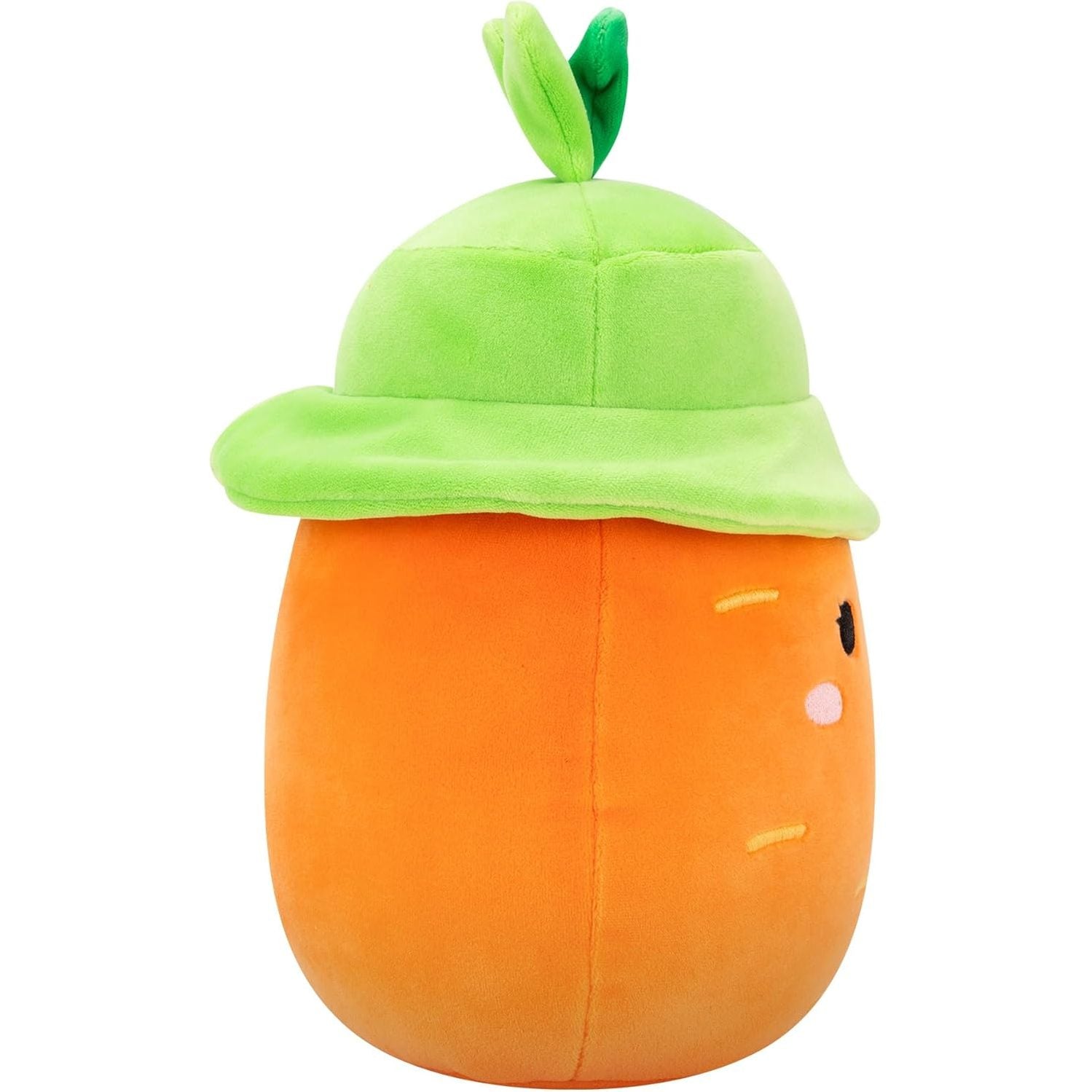 Squishmallow 7.5 Inch Easter 2025 - Caroleena - Orange Carrot With Green Bucket Hat