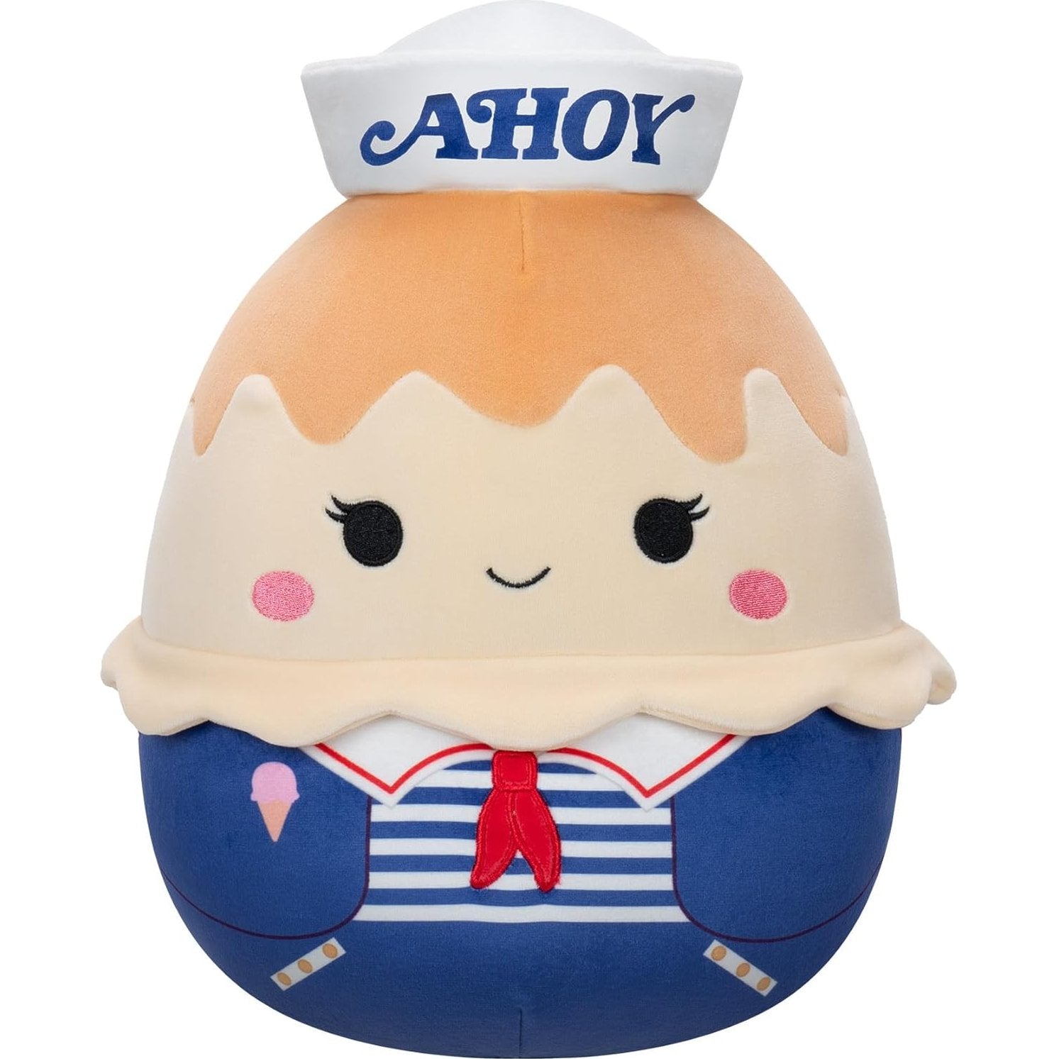 Squishmallow Kellytoy Plush 8" Stranger Things - Ice Cream Ahoy Butterscotch