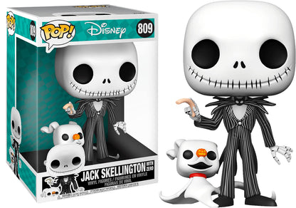 Funko Pop! Vinyl Jumbo Disney The Nightmare Before Christmas Jack Skellington with Zero