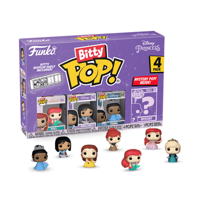Funko Bitty Pop! Disney Princess Ariel 4-Pack (1 in 6 Chance of Chase)