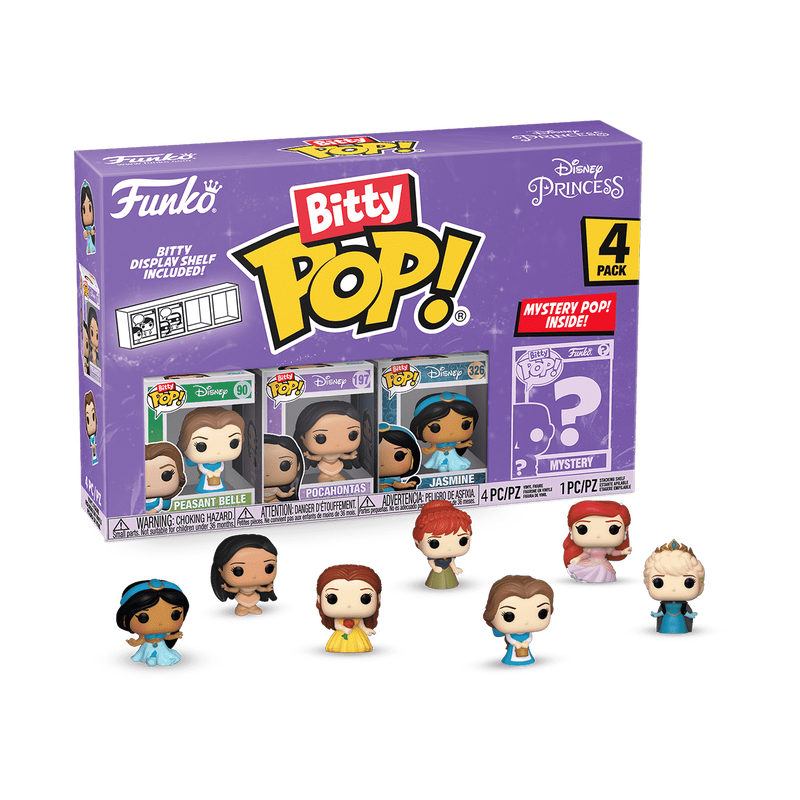 Funko Bitty Pop! Disney Princess Belle 4-Pack Series 2