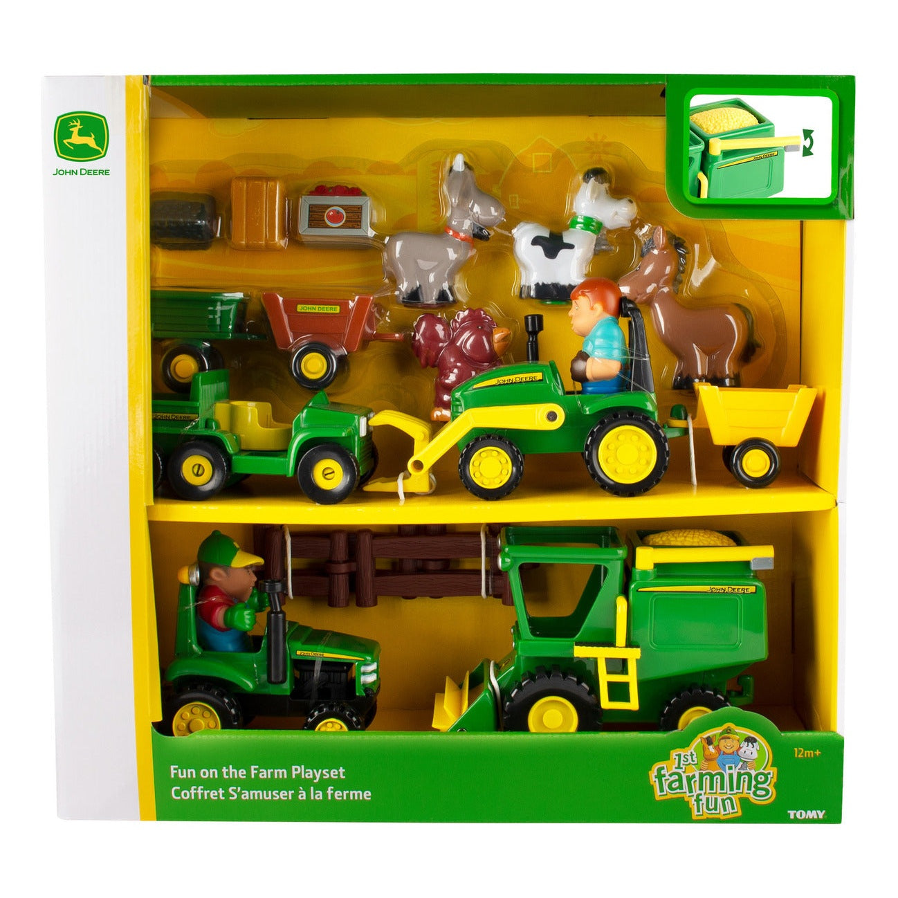 John Deere 1st Farming Fun Fun on the Farm 20-Piece Playset