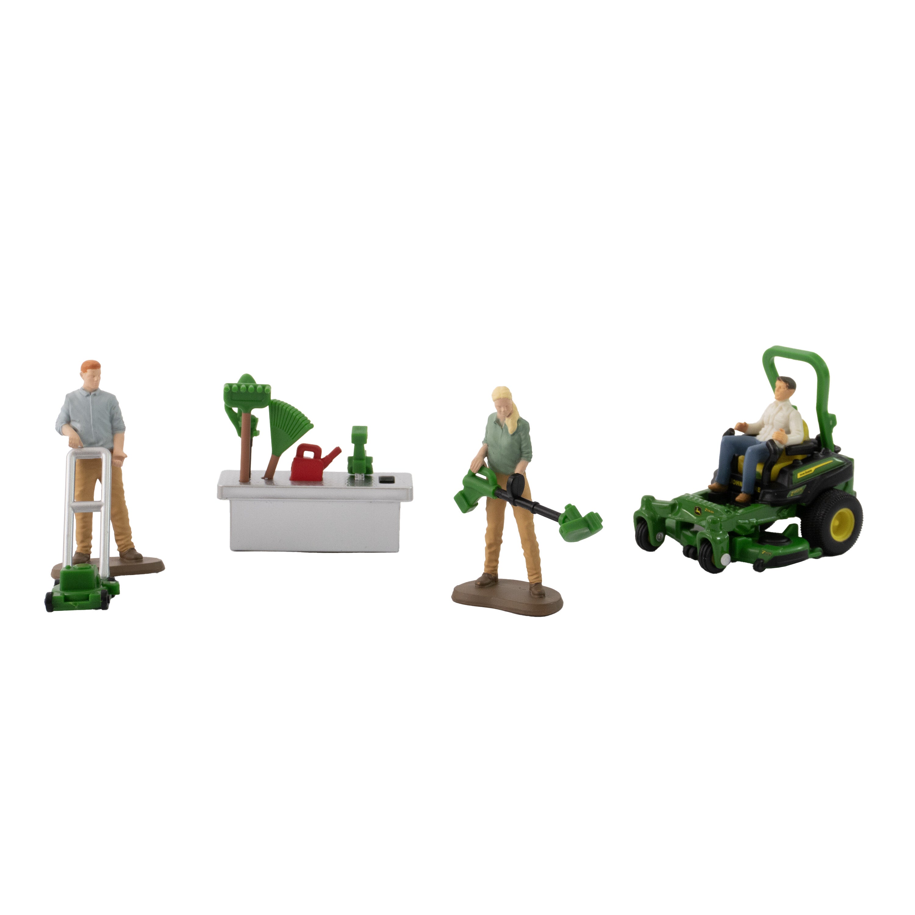 Britains John Deere Garden Playset 1:32 Scale with Figures and Tools