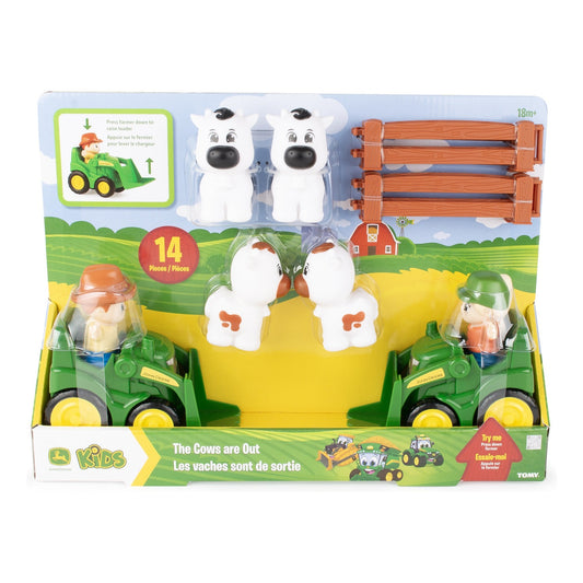 John Deere The Cows Are Out 14-Piece Farm Toy Playset