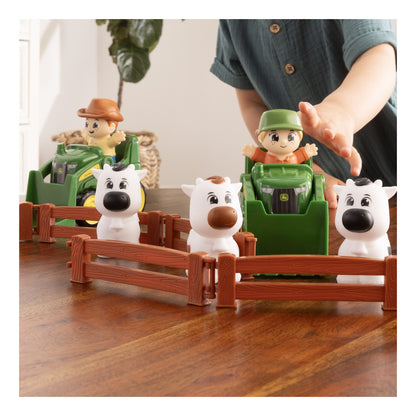 John Deere The Cows Are Out 14-Piece Farm Toy Playset