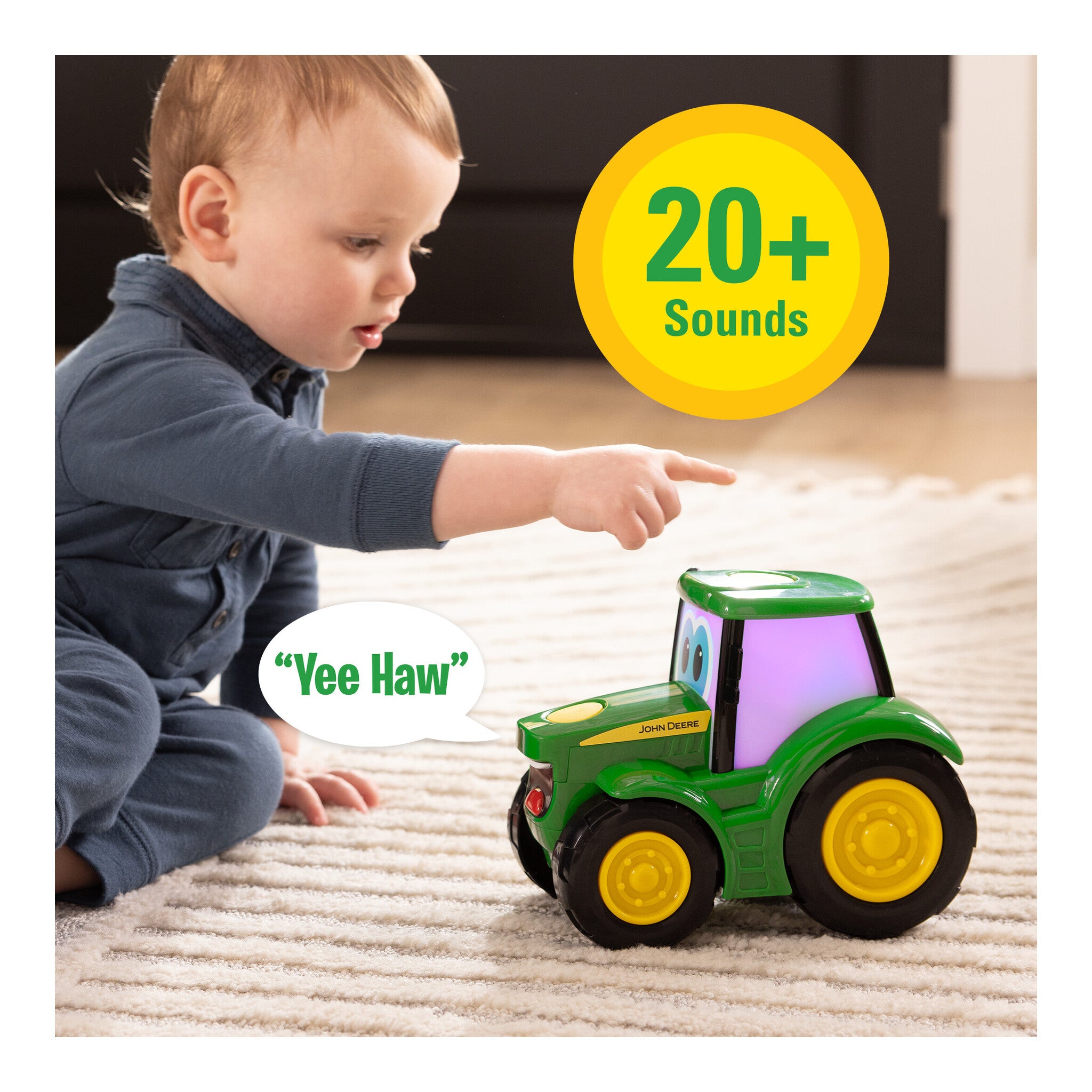 John Deere Lights ’n Sounds Johnny Tractor Toy