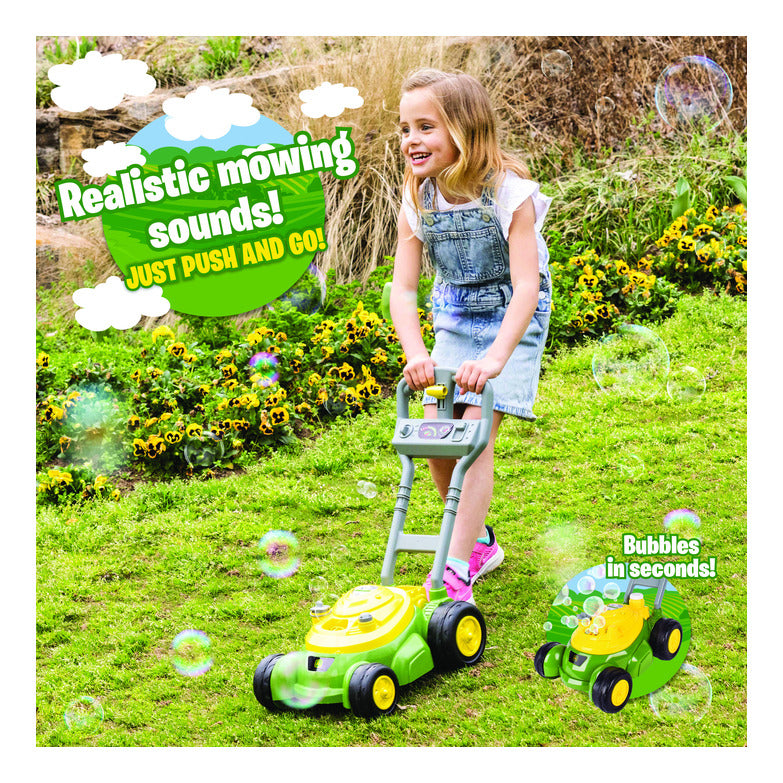 John Deere Bubble-N-Go Mower with 4oz Bubble Solution