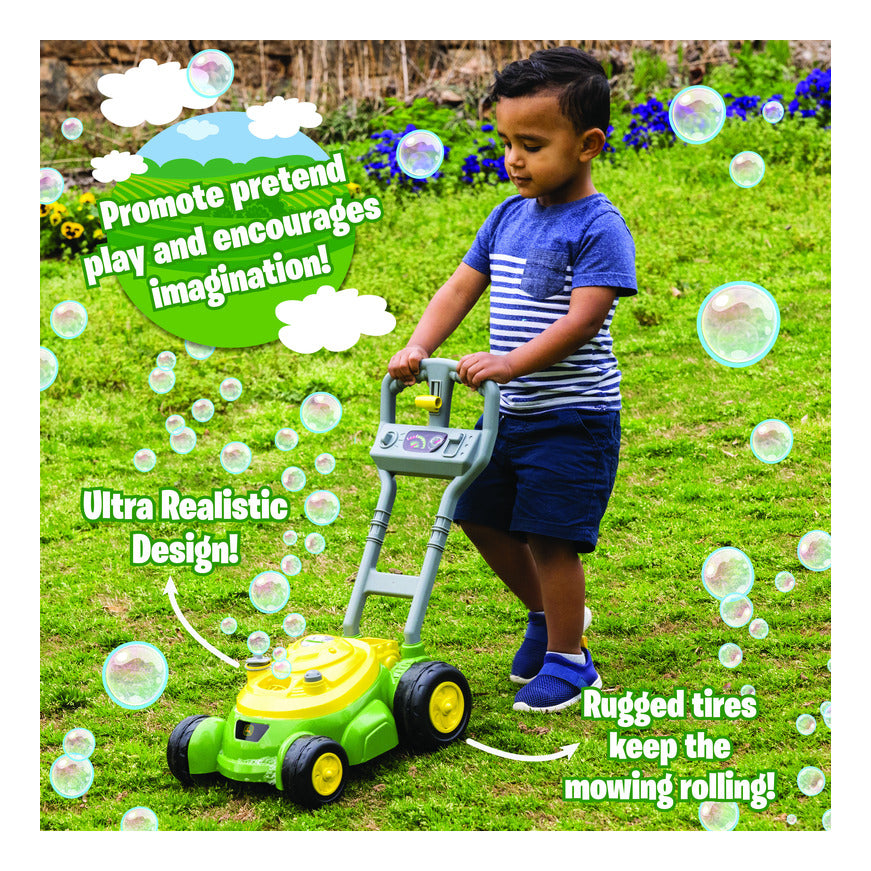 John Deere Bubble-N-Go Mower with 4oz Bubble Solution