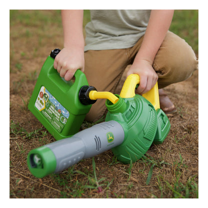 John Deere Bubble Leaf Blower with Bubble Refill Gas Can