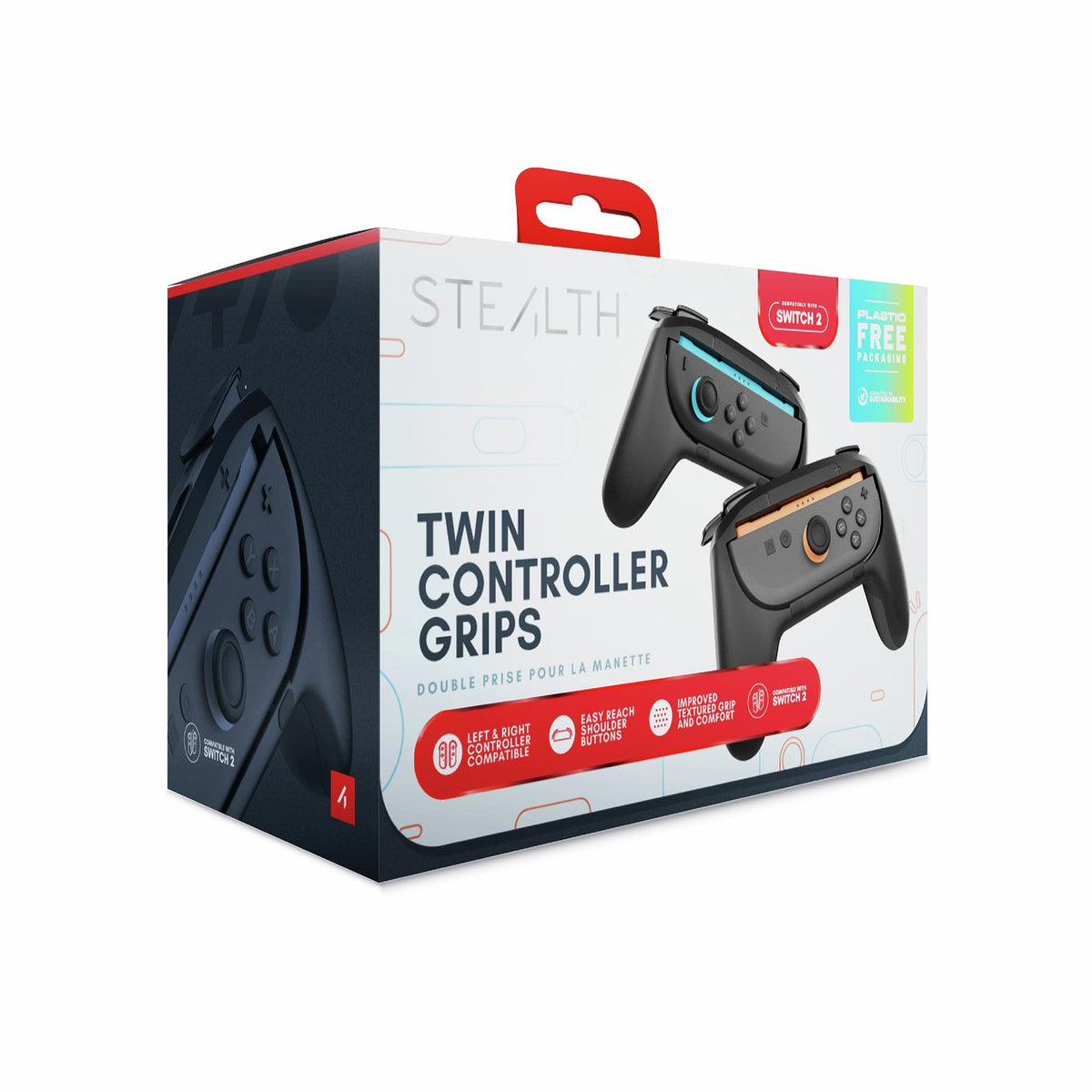 Stealth Joy-Con 2 Controller Grips for Nintendo Switch 2 - Twin Pack