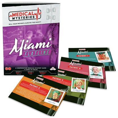 TOMY Medical Mysteries: Miami Flatline Cooperative Board Game