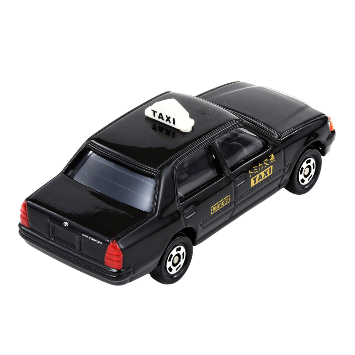 Tomica No. 51 Toyota Crown Comfort Taxi – 746881 Rear View lpr