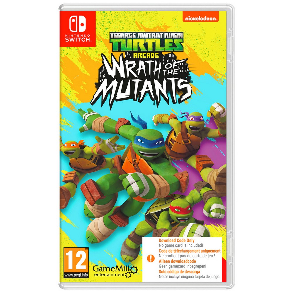 Teenage Mutant Ninja Turtles Arcade: Wrath of the Mutants for Nintendo Switch (Code in Box)