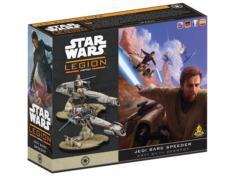 Star Wars: Legion - Jedi General on BARC Speeder