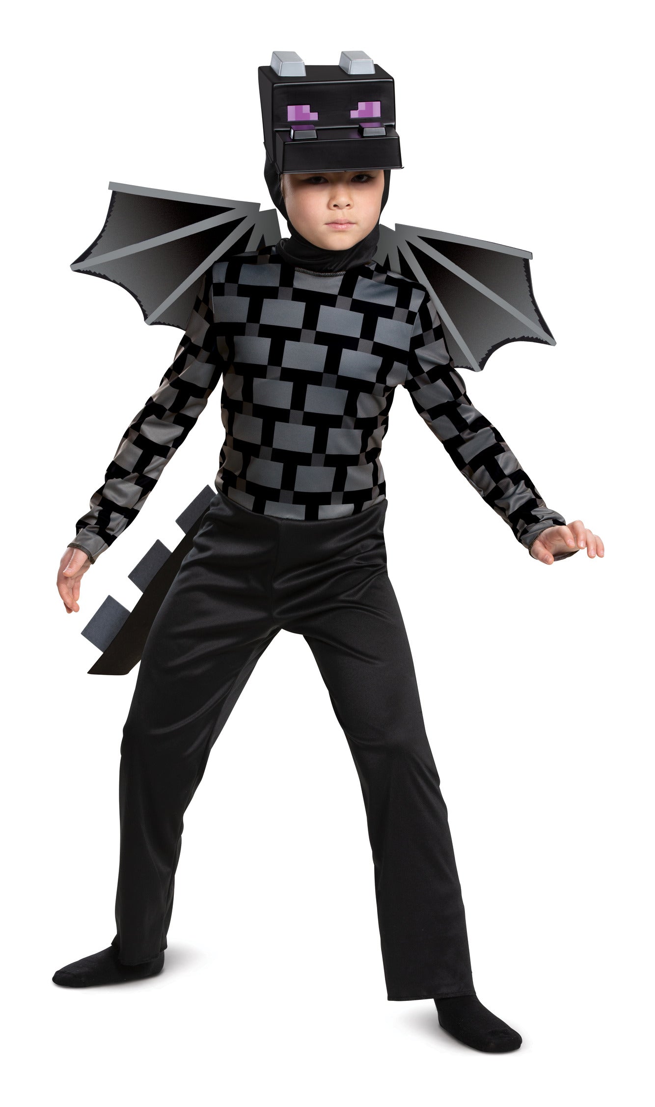 Minecraft Ender Dragon Classic Costume 4-6 Years