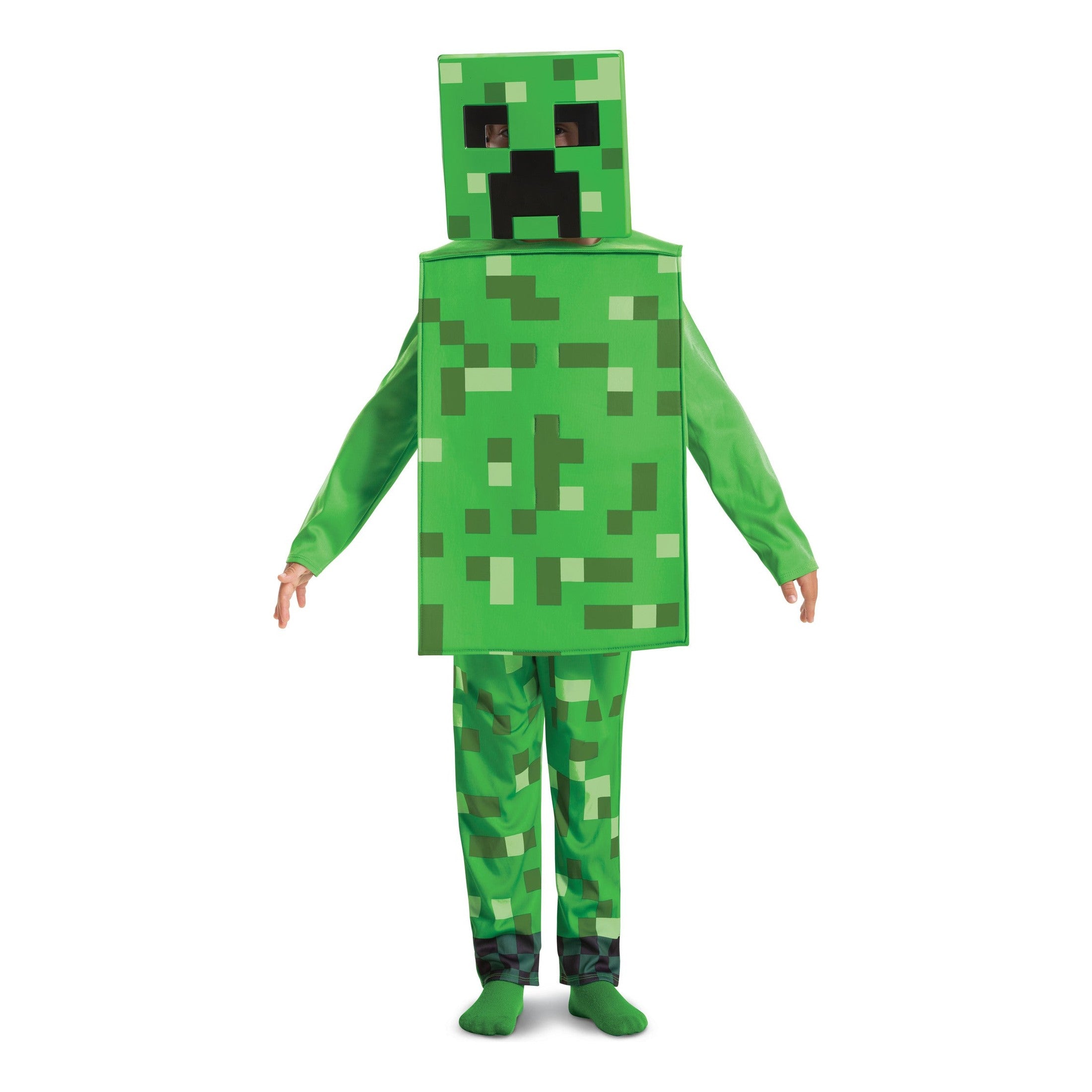 Minecraft Creeper Fancy Dress Costume XS (3–4 Years)